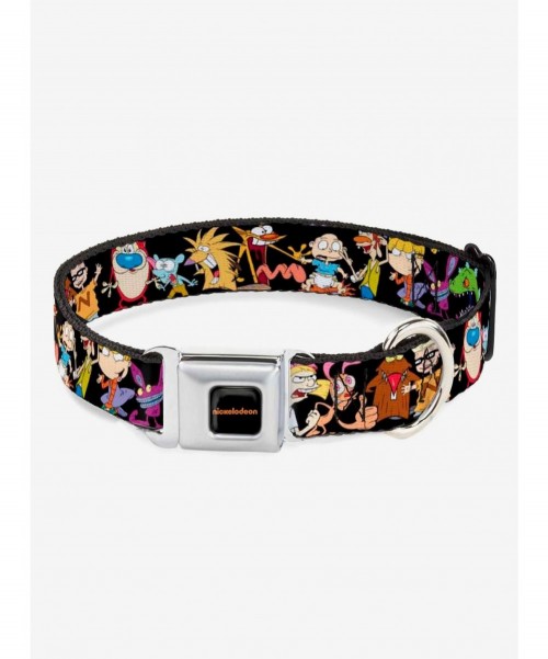 Clearance Nickelodeon 90's 13 Character Poses Dog Collar Seatbelt Buckle $8.70 Buckles