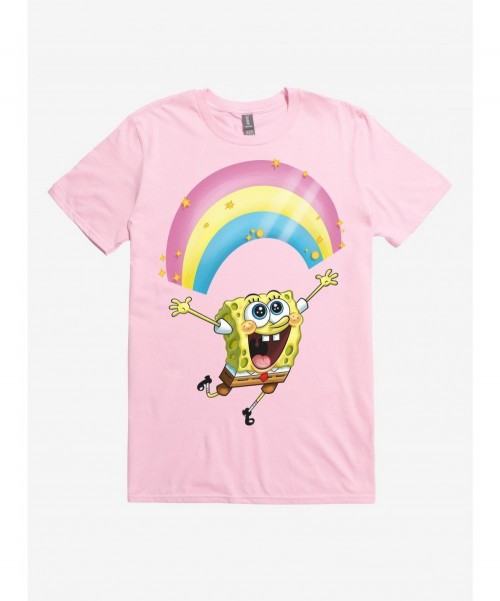 Huge Discount SpongeBob Rainbow T-Shirt $10.49 T-Shirts