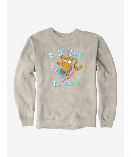 Big Sale Rugrats Spike Is It Time To Eat? Sweatshirt $13.28 Sweatshirts