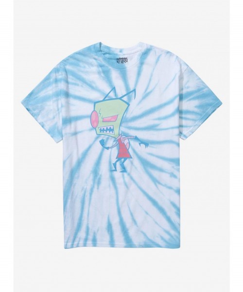 Value for Money Invader Zim Tie-Dye Boyfriend Fit Girls T-Shirt $8.18 T-Shirts