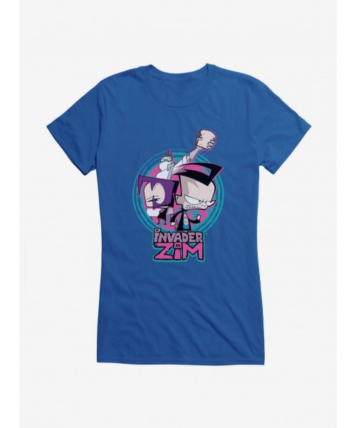 Special Invader Zim Gaz, Dib & Professor Membrane Girls T-Shirt $6.97 T-Shirts