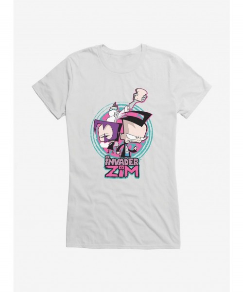 Special Invader Zim Gaz, Dib & Professor Membrane Girls T-Shirt $6.97 T-Shirts