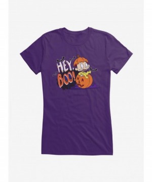 Limited-time Offer Rugrats Halloween Dil Hey Boo! Girls T-Shirt $5.98 T-Shirts