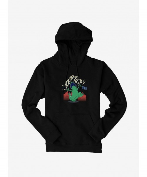 Seasonal Sale Rugrats Reptar Lightning Roar Hoodie $13.29 Hoodies