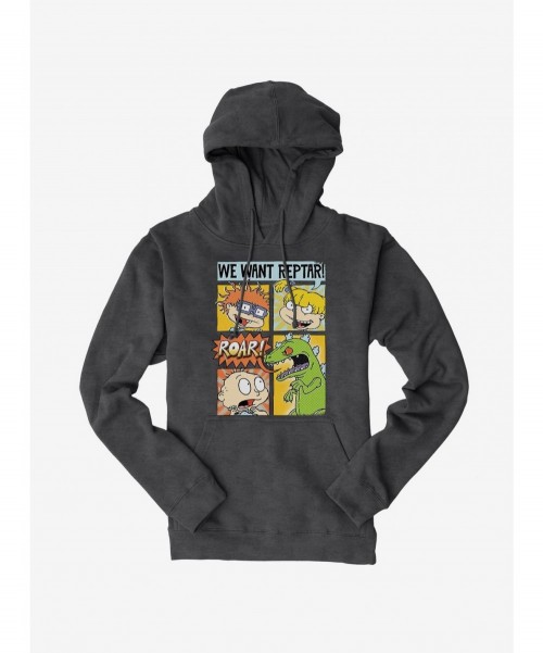 Hot Sale Rugrats We Want Reptar Hoodie $15.45 Hoodies