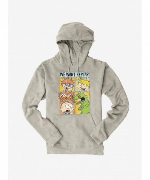 Hot Sale Rugrats We Want Reptar Hoodie $15.45 Hoodies