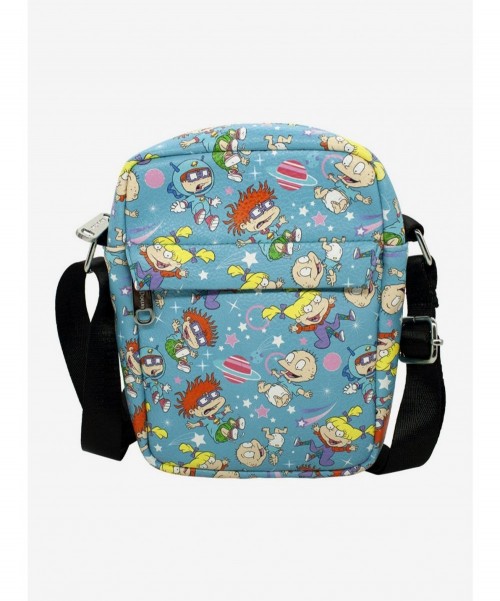 Trendy Rugrats Characters And Icons Collage Cross Body Bag $18.70 Bags