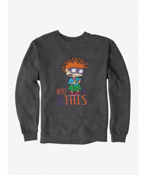 Limited-time Offer Rugrats Chuckie Woke Up Like This Sweatshirt $10.92 Sweatshirts