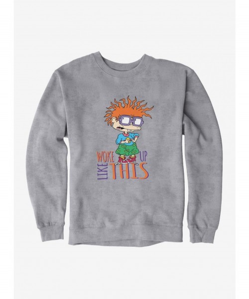 Limited-time Offer Rugrats Chuckie Woke Up Like This Sweatshirt $10.92 Sweatshirts