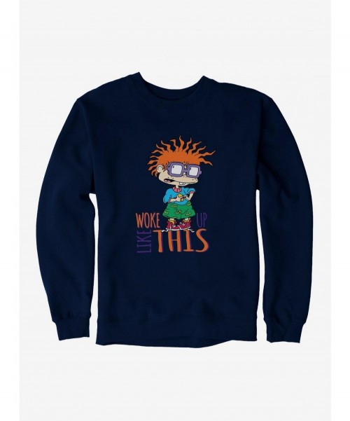 Limited-time Offer Rugrats Chuckie Woke Up Like This Sweatshirt $10.92 Sweatshirts