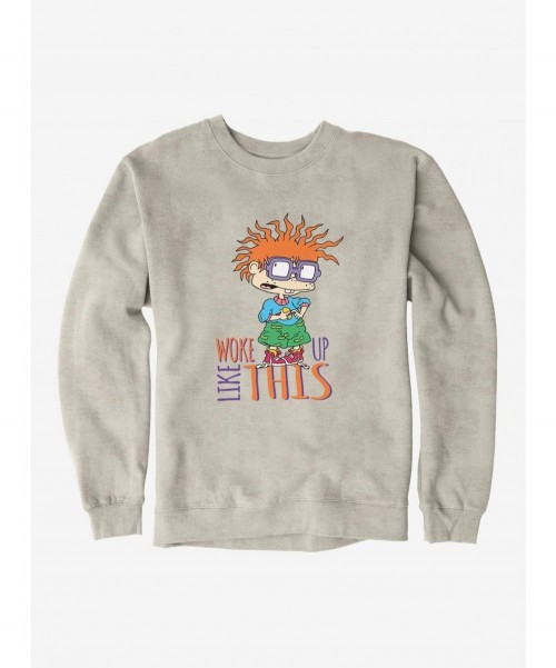 Limited-time Offer Rugrats Chuckie Woke Up Like This Sweatshirt $10.92 Sweatshirts