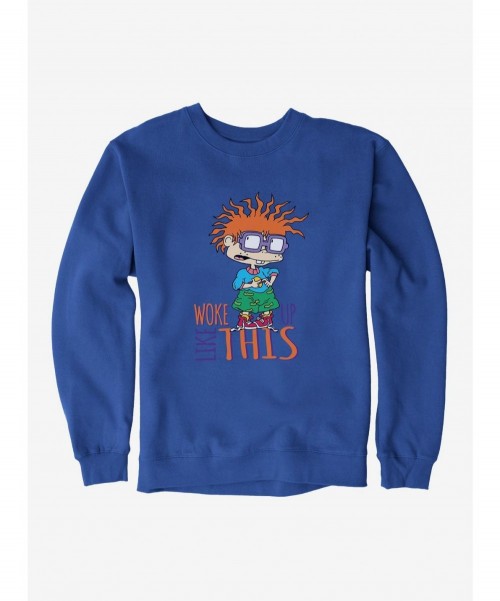 Limited-time Offer Rugrats Chuckie Woke Up Like This Sweatshirt $10.92 Sweatshirts