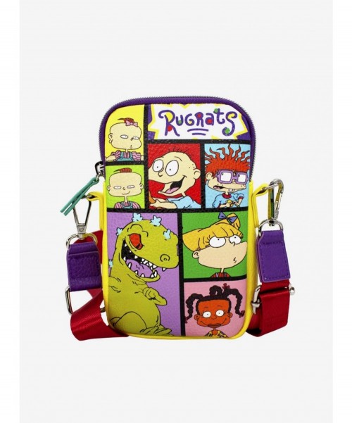 Big Sale Rugrats Character Pose Blocks Phone Bag Holder Wallet $20.62 Wallets