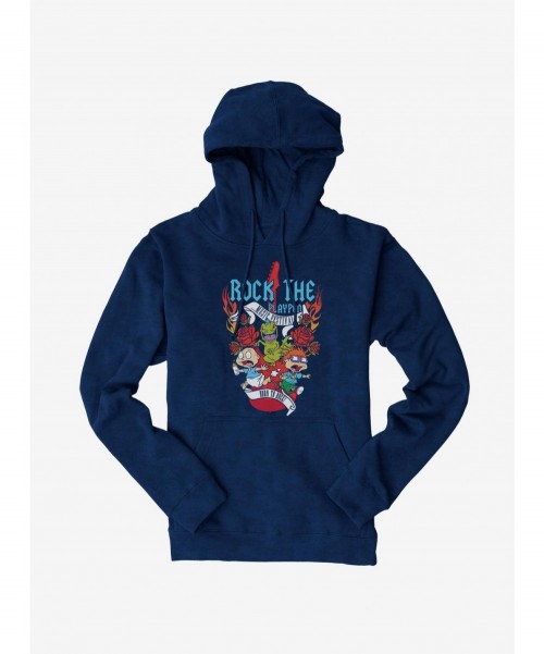 Seasonal Sale Rugrats Tommy And Chuckie Rock The Playpen Hoodie $14.73 Hoodies