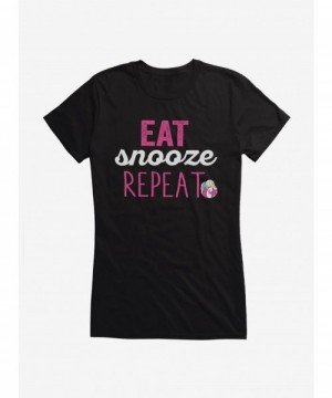 Crazy Deals Rugrats Eat Snooze Repeat Girls T-Shirt $7.37 T-Shirts