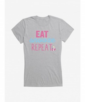 Crazy Deals Rugrats Eat Snooze Repeat Girls T-Shirt $7.37 T-Shirts