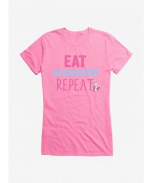 Crazy Deals Rugrats Eat Snooze Repeat Girls T-Shirt $7.37 T-Shirts