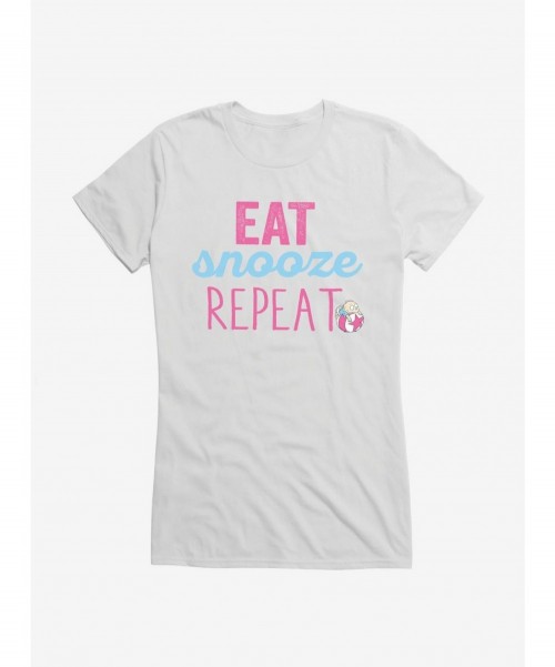 Crazy Deals Rugrats Eat Snooze Repeat Girls T-Shirt $7.37 T-Shirts