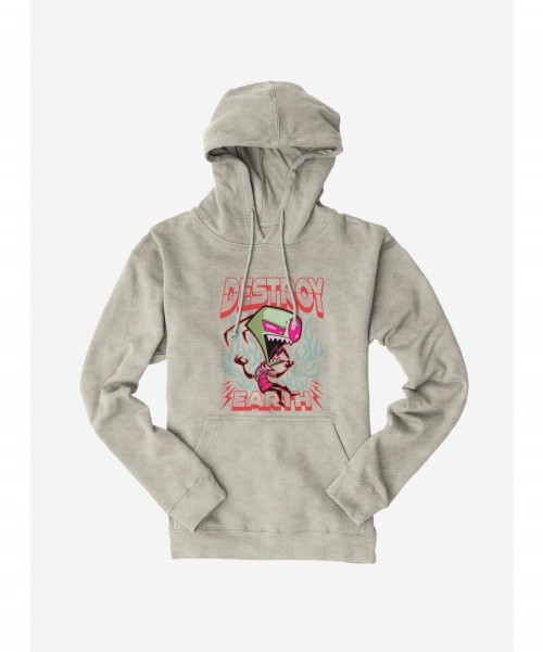 Limited Time Special Invader Zim Unique Destroy Hoodie $15.09 Hoodies