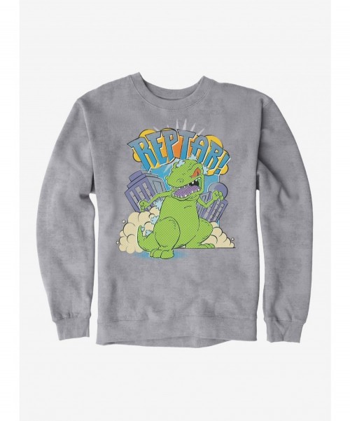 High Quality Rugrats Reptar In The City Sweatshirt $10.33 Sweatshirts