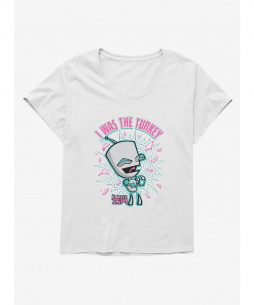 Wholesale Invader Zim I Was The Turkey Girls T-Shirt Plus Size $10.29 T-Shirts