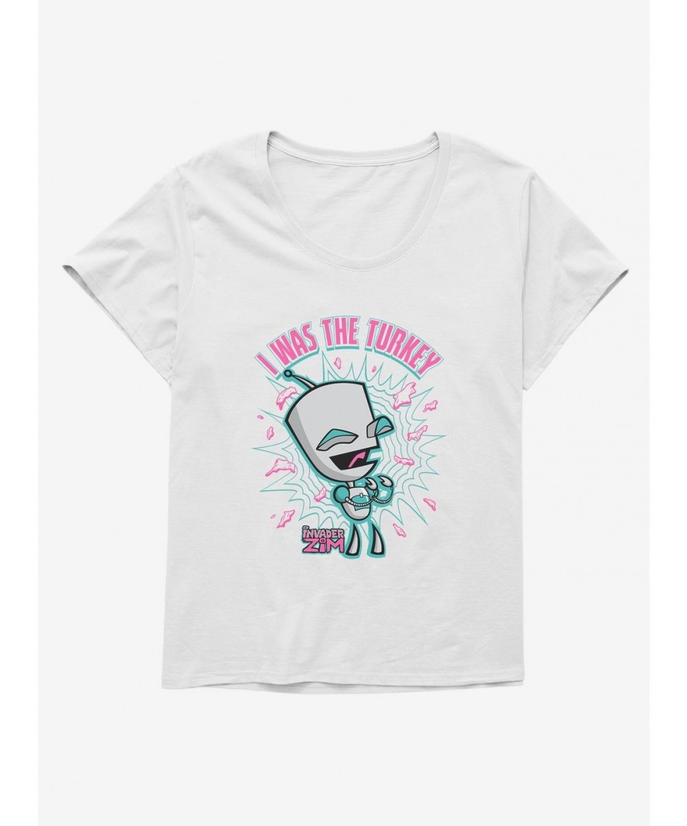 Wholesale Invader Zim I Was The Turkey Girls T-Shirt Plus Size $10.29 T-Shirts