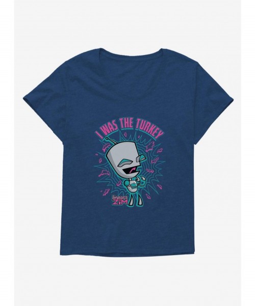 Wholesale Invader Zim I Was The Turkey Girls T-Shirt Plus Size $10.29 T-Shirts