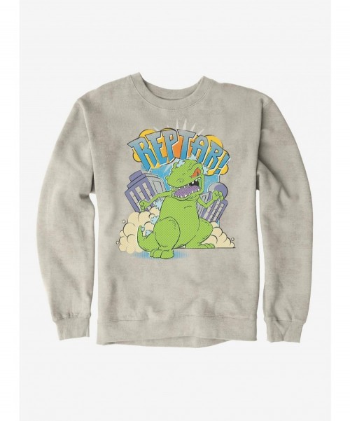 High Quality Rugrats Reptar In The City Sweatshirt $10.33 Sweatshirts