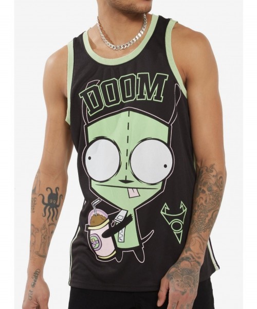 Pre-sale Invader Zim GIR Doom Basketball Jersey $10.58 Other Merch