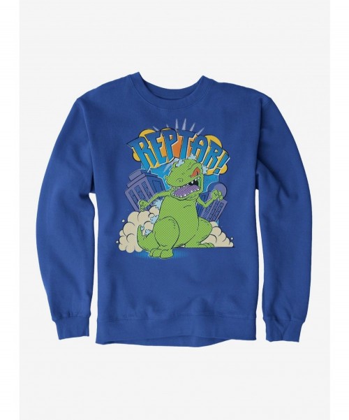 High Quality Rugrats Reptar In The City Sweatshirt $10.33 Sweatshirts