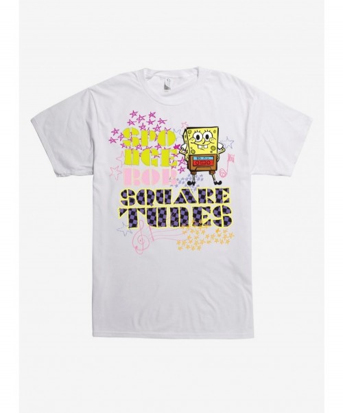 Seasonal Sale SpongeBob Square Tunes T-Shirt $7.67 T-Shirts