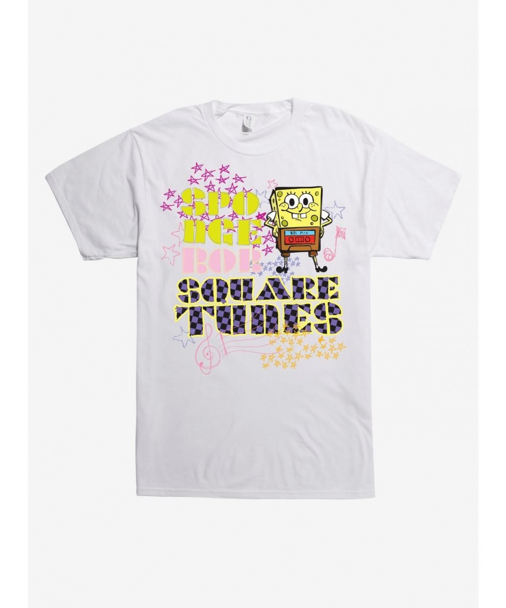 Seasonal Sale SpongeBob Square Tunes T-Shirt $7.67 T-Shirts