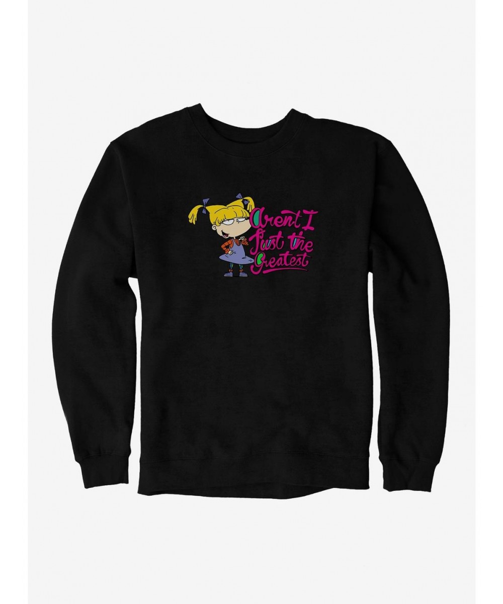 Exclusive Rugrats Angelica Just The Greatest Sweatshirt $8.86 Sweatshirts