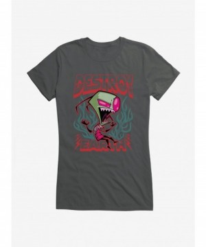 Wholesale Invader Zim Unique Destroy Girls T-Shirt $7.17 T-Shirts