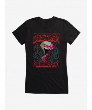 Wholesale Invader Zim Unique Destroy Girls T-Shirt $7.17 T-Shirts