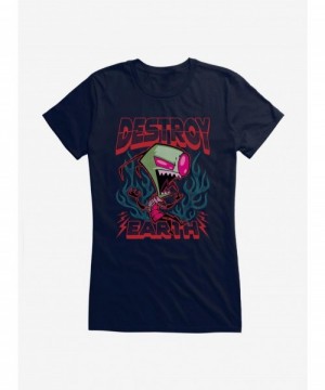 Wholesale Invader Zim Unique Destroy Girls T-Shirt $7.17 T-Shirts