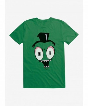 Seasonal Sale Invader Zim Big Face Excited T-Shirt $6.88 T-Shirts