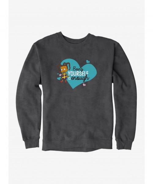 Clearance Rugrats Susie Carmichael Being Yourself Is Enough Sweatshirt $10.33 Sweatshirts