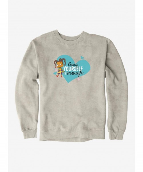 Clearance Rugrats Susie Carmichael Being Yourself Is Enough Sweatshirt $10.33 Sweatshirts