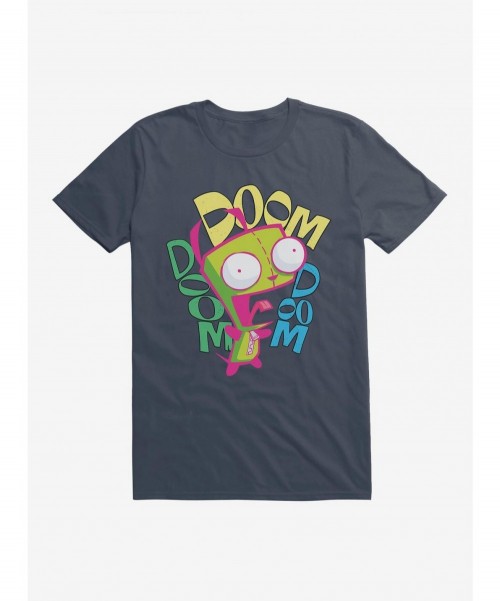 Discount Sale Invader Zim Doom Doom Doom T-Shirt $7.07 T-Shirts