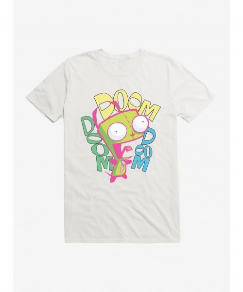 Discount Sale Invader Zim Doom Doom Doom T-Shirt $7.07 T-Shirts