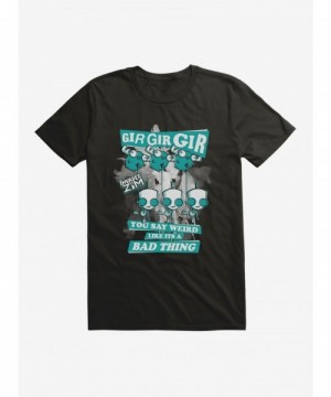 Best Deal Invader Zim Weird Like It's A Bad Thing T-Shirt $7.07 T-Shirts