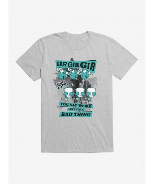 Best Deal Invader Zim Weird Like It's A Bad Thing T-Shirt $7.07 T-Shirts