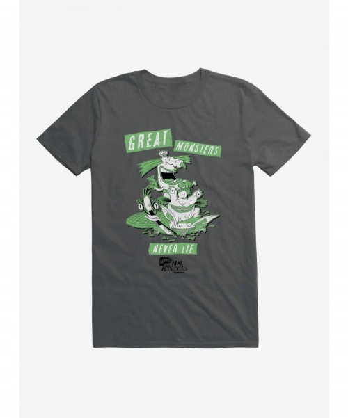 Discount Aaahh!!! Real Monsters Great Monsters Never Lie T-Shirt $8.80 T-Shirts