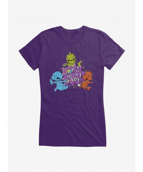 Flash Sale Rugrats Don?t Be A Baby Girls T-Shirt $7.97 T-Shirts