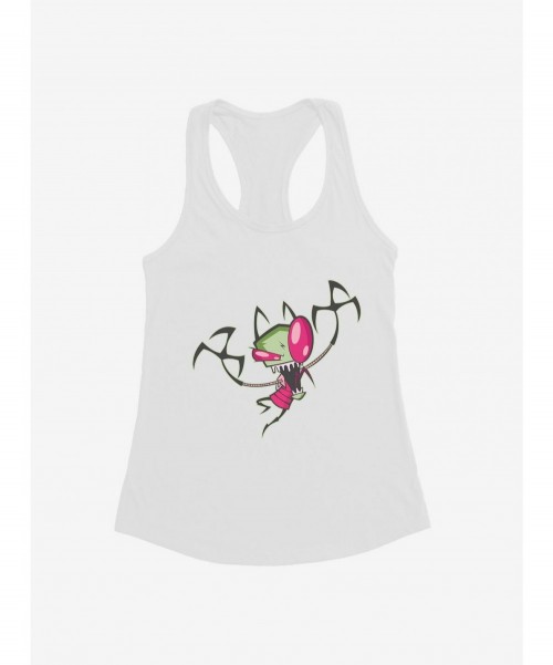 Discount Sale Invader Zim Attack Girls Tank $7.97 Tanks