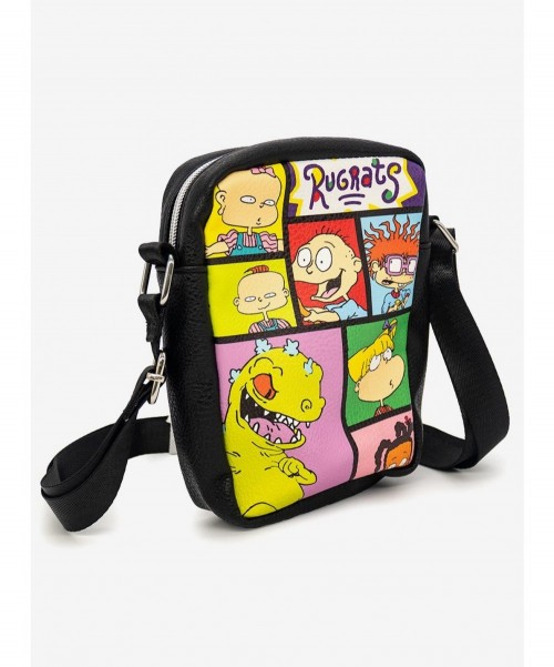 High Quality Rugrats 7 Character Pose Blocks Cross Body Bag $18.45 Bags