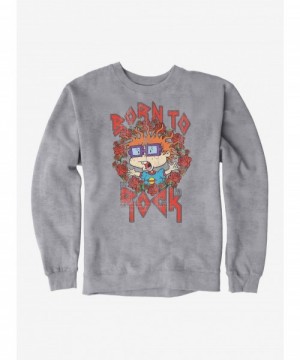 Crazy Deals Rugrats Chuckie Born To Rock Sweatshirt $10.92 Sweatshirts