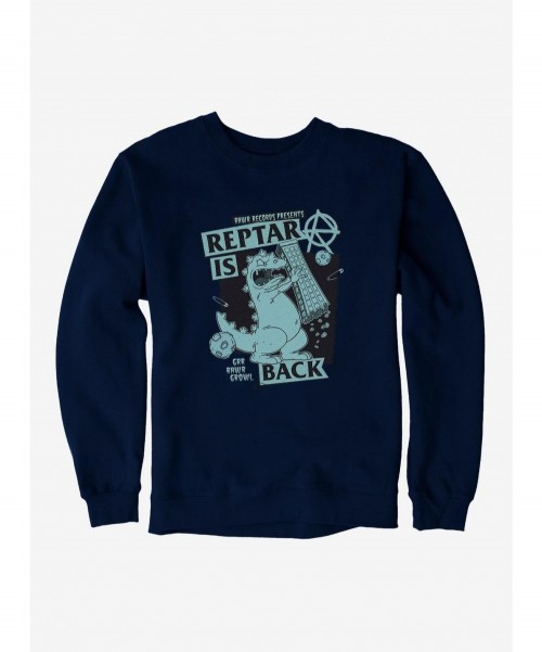 Exclusive Price Rugrats Punk Poster Reptar Is Back Sweatshirt $12.40 Sweatshirts