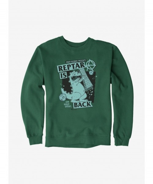 Exclusive Price Rugrats Punk Poster Reptar Is Back Sweatshirt $12.40 Sweatshirts